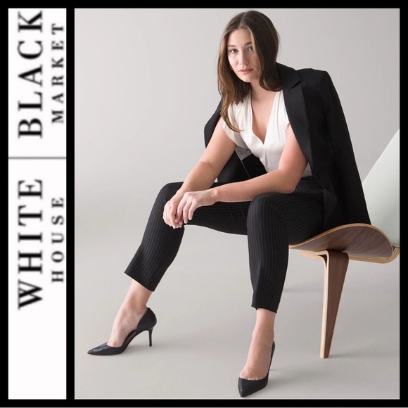 NWOT WHBM Stretch Slim Ankle Pants - Picture 3 of 8